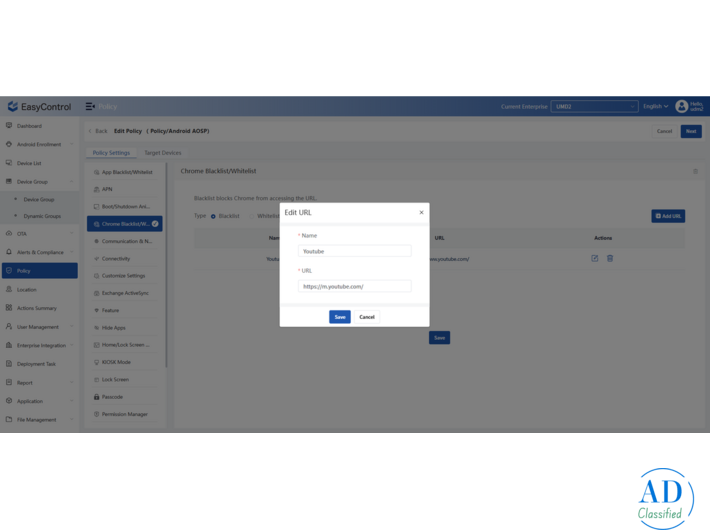 EasyControl MDM Software
