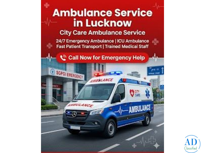 Ambulance service in Lucknow - City care ambulance service