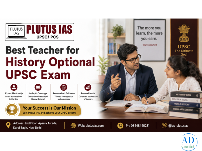 Best Teacher for History Optional UPSC Exam | Plutus IAS Coaching