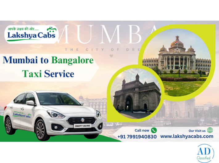 Mumbai to Bangalore Cab Service – A Comfortable Alternative to Trains and Flights