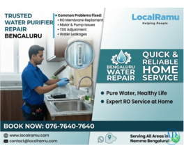 Pure Water Starts with a Purifier That Actually Works LocalRamu Fixes It Right
