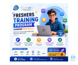 Freshers Training Program - Learning New Skills - Evision Technoserve