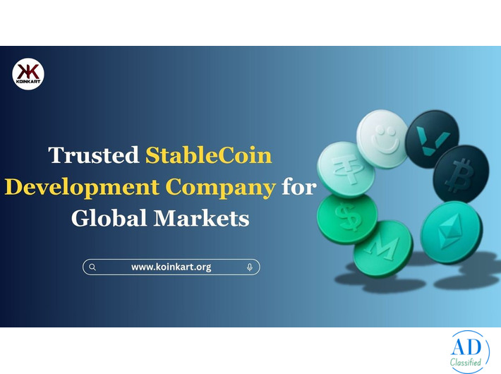 Trusted StableCoin Development Company for Global Markets