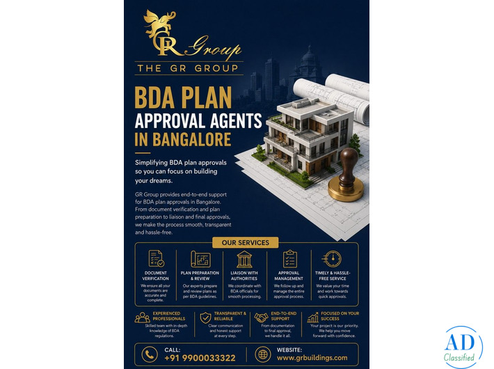 BDA plan approval agents in Bangalore