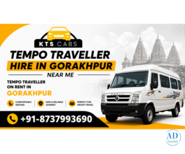 Tempo Traveller Hire in Gorakhpur with KTS Cabs for Every Occasion