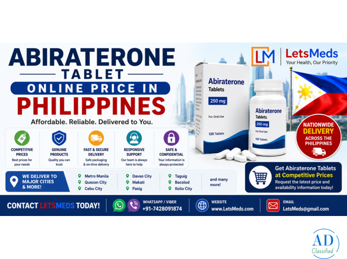 Purchase Abiraterone Tablet Online Cost Manila