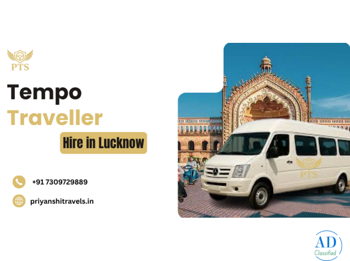 Hire Tempo Traveller On Rent in Lucknow for Group Travel