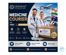 Trusted Medicine Courier from India to Australia - Oddway
