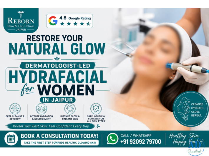Best Skin Clinic Hydrafacial in Jaipur for Brighter Skin