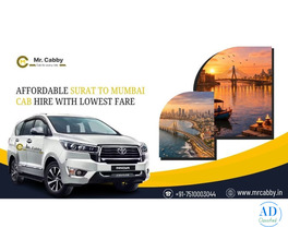 Book Premium Surat to Mumbai Cab Service