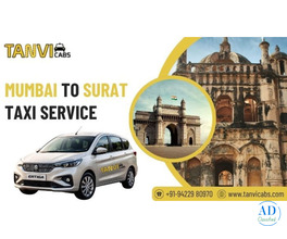 Mumbai to Surat Taxi Service - Tanvi Cabs