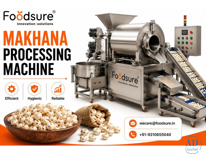 Makhana Processing Machine Manufacturer & Supplier in India