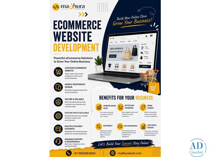 Ecommerce Website Development Experts in Coimbatore