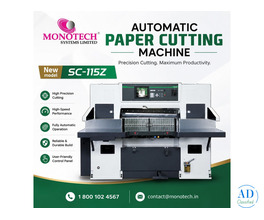 Advanced Automatic Paper Cutting Machine | Monotech