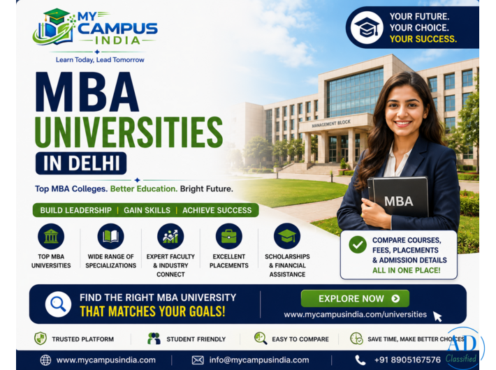 MBA Universities in Delhi | Top MBA Colleges, Admissions & Placements