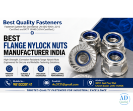 Best Flange Nylock Nuts Manufacturer India