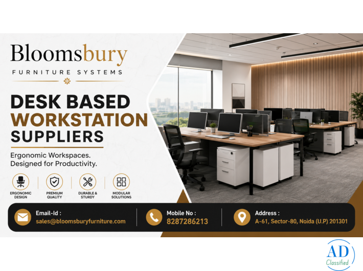 Desk based workstation suppliers