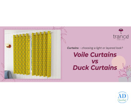 Curtains choosing a light or layerd look? Voile Curtains vs Duck Curtains