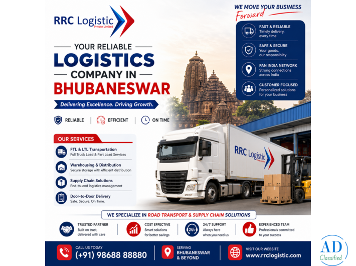 Logistics Company in Bhubaneswar – Reliable Transport Solutions for Your Business