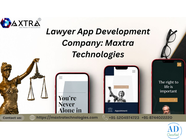 End-to-End Legal Industry App Development Services by Maxtra Technologies