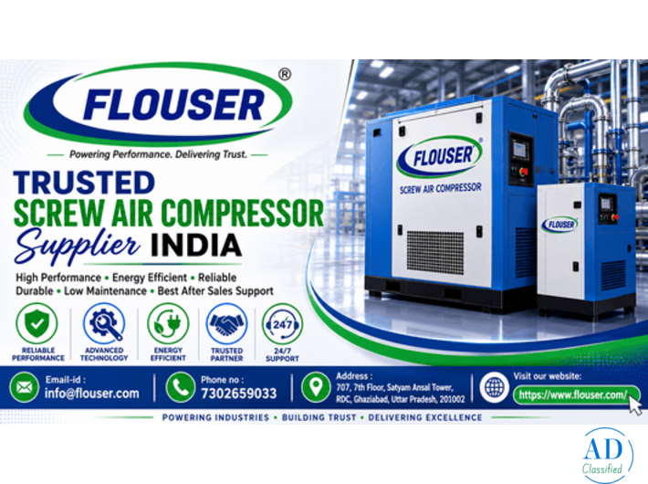 Trusted screw Air Compressor Supplier India