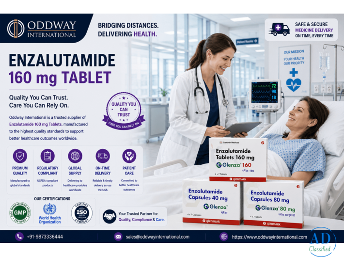 Enzalutamide 160 mg Price for Nigeria Bulk Export - Oddway