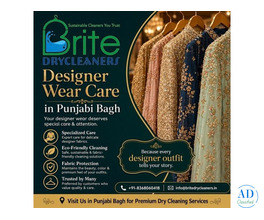 Best Designer Wear Care in Punjabi Bagh | Brite Drycleaners