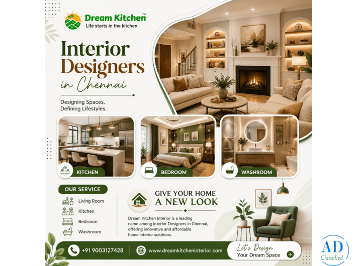Transform Your Living Space with Expert Interior Designers in Chennai
