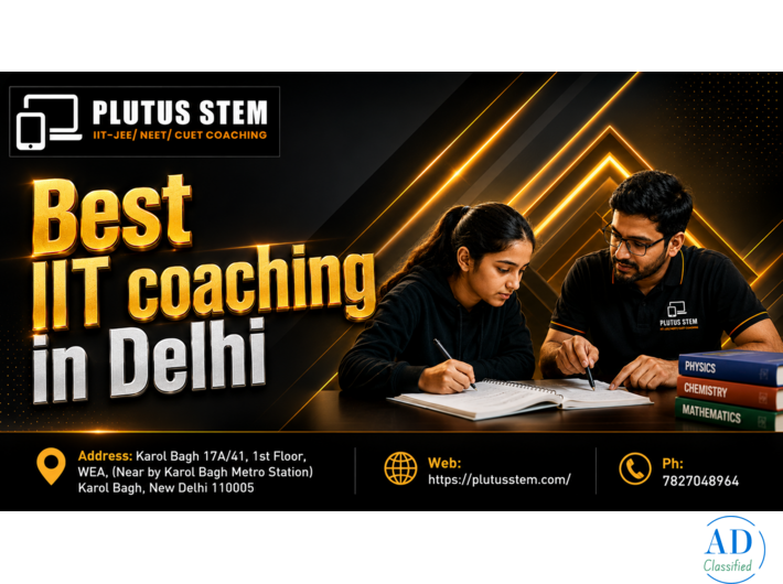 Best IIT Coaching in Delhi - Plutus STEM | IIT JEE Online & Offline