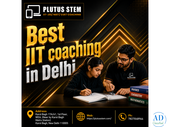 Best IIT Coaching in Delhi - Plutus STEM | IIT JEE Online & Offline