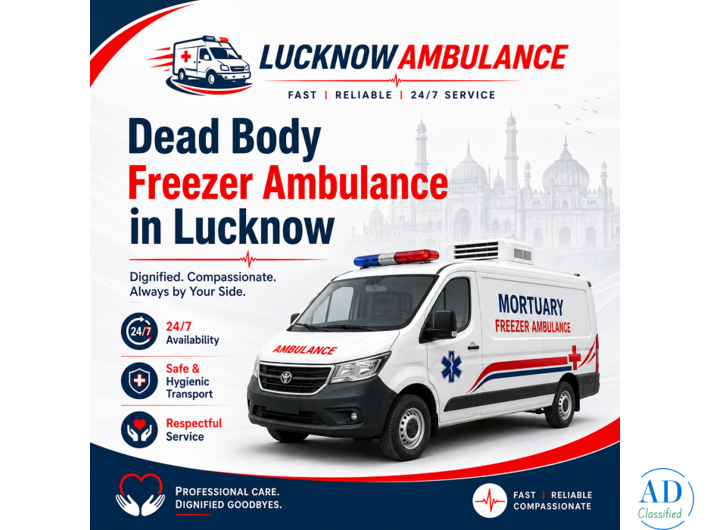 Dead Body Freezer Ambulance in Lucknow