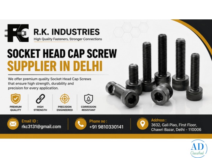socket head cap screw suppliers in delhi