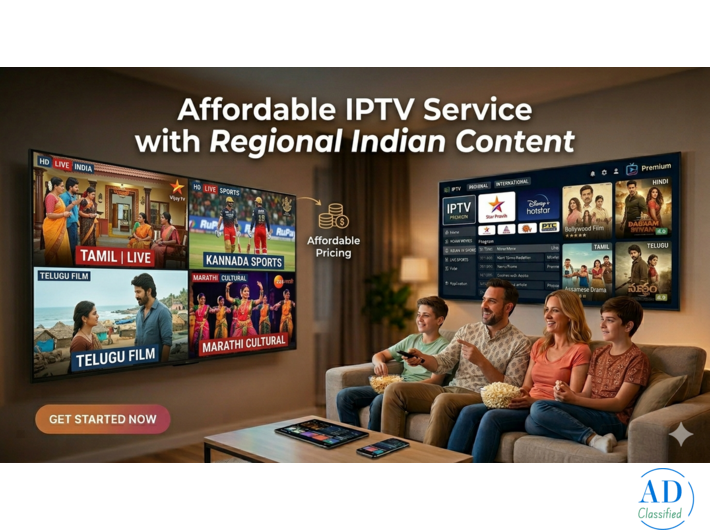 Affordable IPTV Service with Regional Indian Content