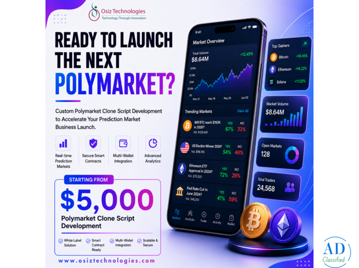 Polymarket Clone Script Development - Launch Your Prediction Market Platform |