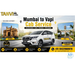 Mumbai to Vapi Taxi Service - Tanvi Cabs