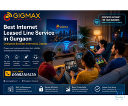 Best Internet Leased Line Service in Gurgaon Dedicated Business Internet by Gigmax