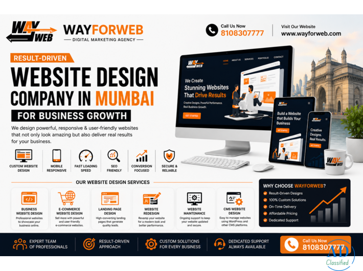 Result-Driven Website Design Company in Mumbai for Business Growth