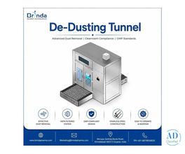Industrial De-Dusting Tunnel Supplier - Pharma Industry