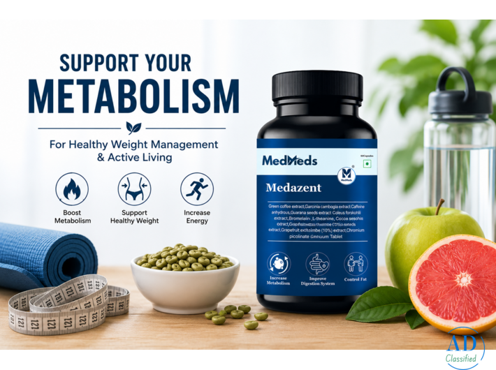 MetaZent Metabolism Booster Supplement for Healthy Weight Management & Energy Support