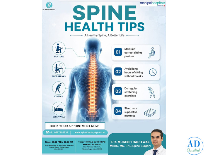 Dr Mukesh Haritwal - Spine Surgeon in Jaipur,