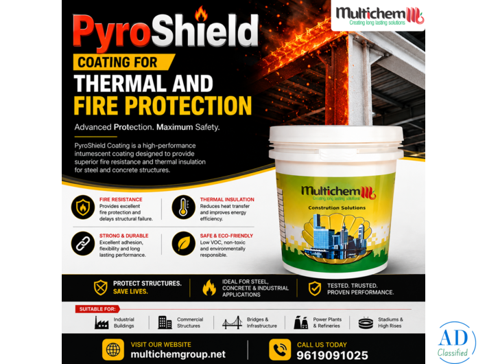 PyroShield Coating for Thermal and Fire Protection