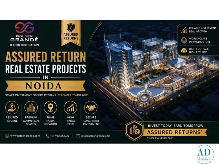 Assured return real estate projects in Noida | Golden Grande