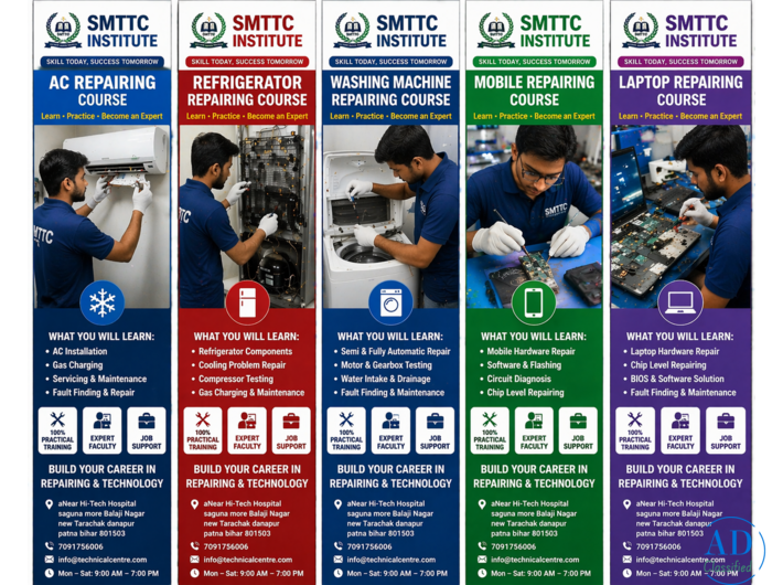 Complete AC Fridge Washing Machine Repair Course in Patna