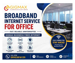 Broadband Internet Service for Office Gigmax Business Fiber Internet