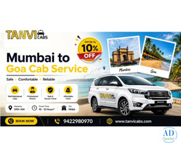 Mumbai to Goa Cab Booking - Tanvi Cabs