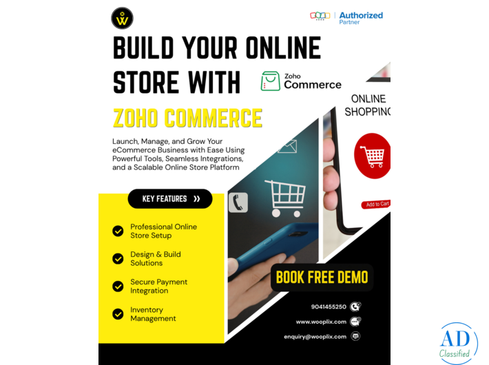 Build Your Online Store with Zoho Commerce