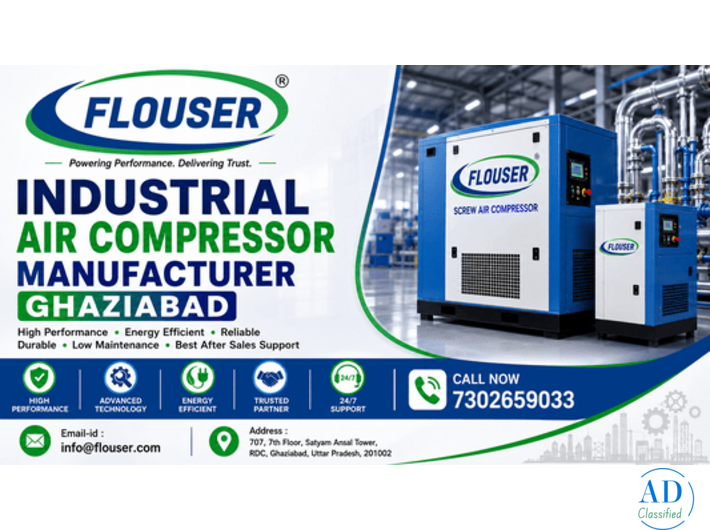 Industrial Air Compressor Manufacturer Ghaziabad