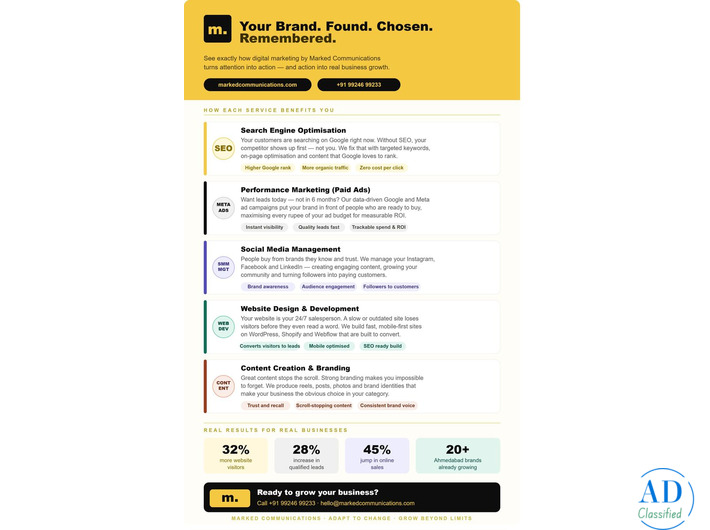 Business Growth with SEO, Ads, Social Media & Web Design | India