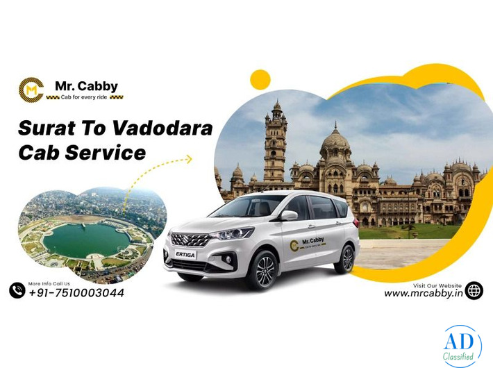 Surat to Vadodara Cab Service for Business and Leisure