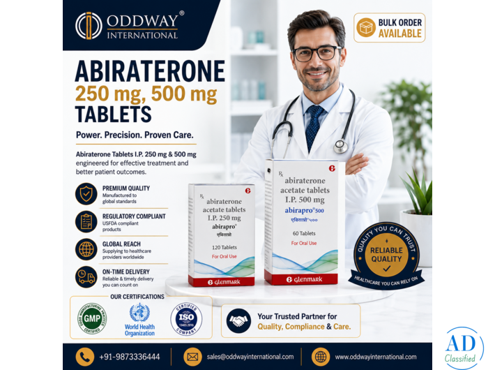 Abiraterone Cost  Information for B2B Bulk Supply in Philippines